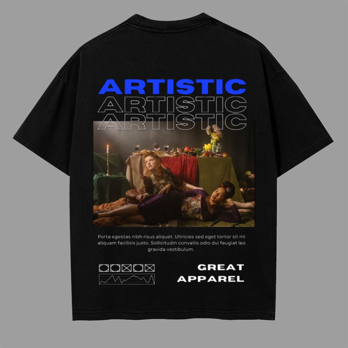 “ARTISTIC” Statement Tee – Oversized Fit