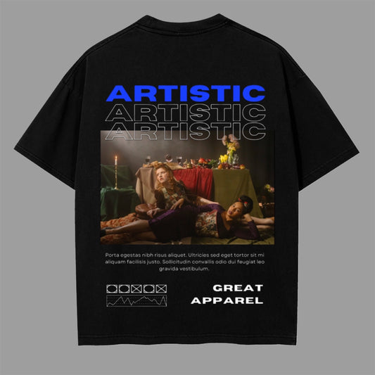 “ARTISTIC” Statement Tee – Oversized Fit